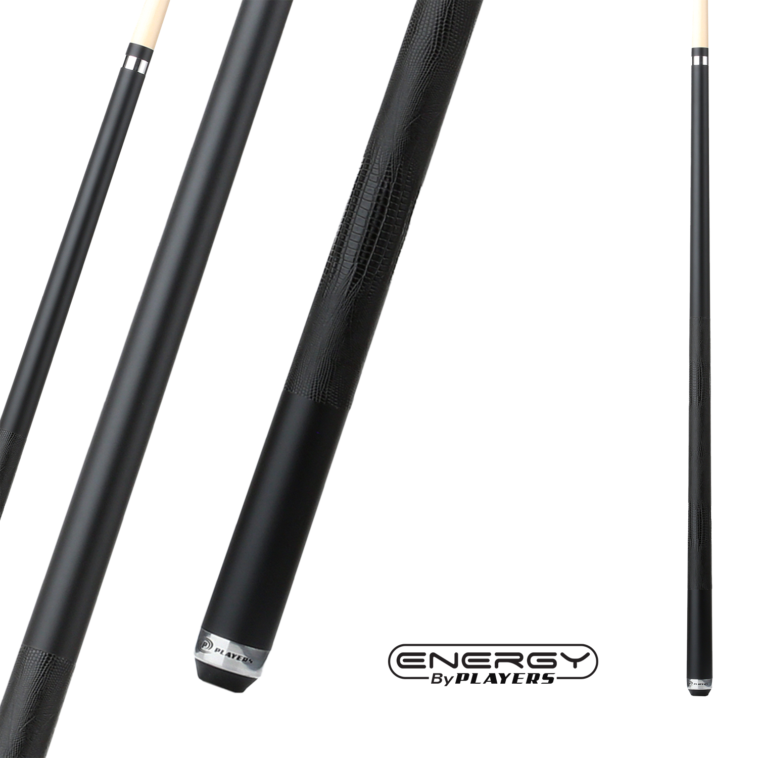 BAGUETTE DE BILLARD PLAYERS ONYX NOIR MAT 13MM 19OZ ENVELOPPE EN CUIR