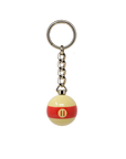 ARAMITH 1" NUMBERED BILLIARD BALL KEYCHAIN - LIMITED EDITION