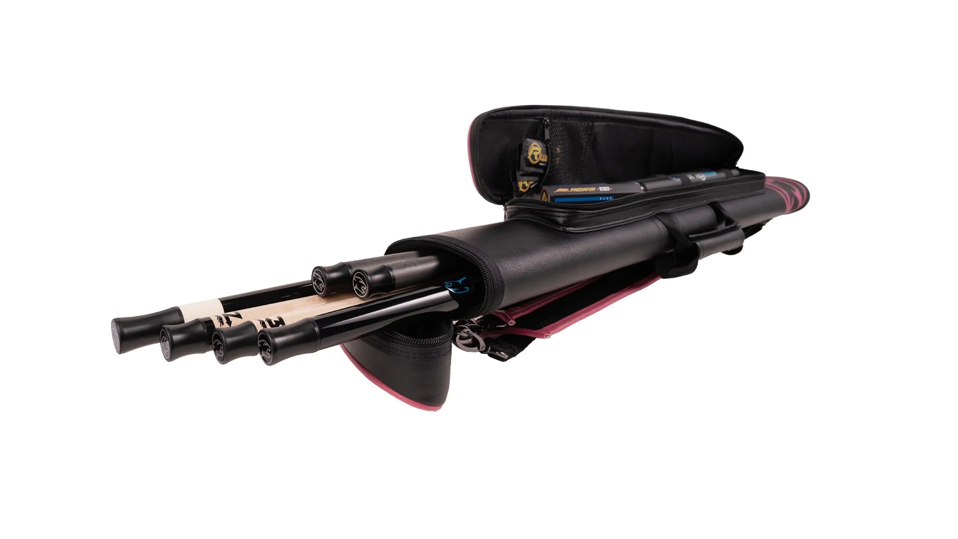 ÉTUI PREDATOR ROADLINE NOIR ET ROSE 2M/4F