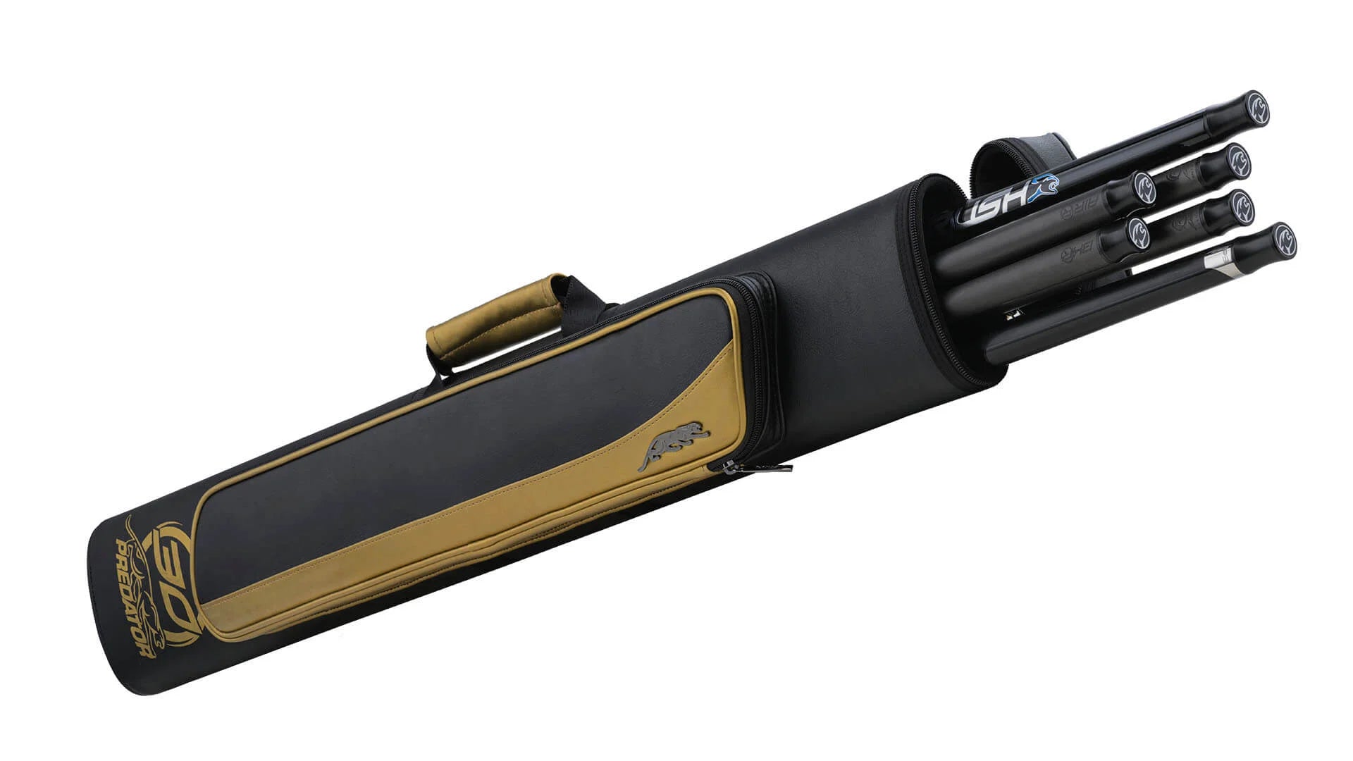 ÉTUI PREDATOR ROADLINE NOIR ET OR 2M/4F