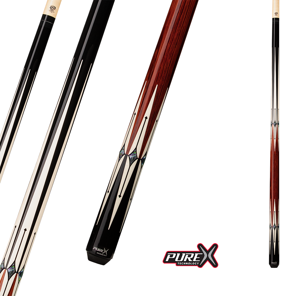 BAGUETTE DE BILLARD PURE X HXTE1 BRUN ET BLANC 13MM 19OZ