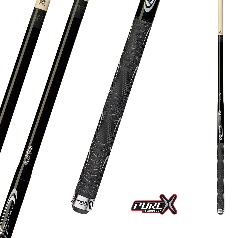 PURE X BAGUETTE DE BILLARD BRUNSWICK HXTP1 NOIR 13 MM 19 OZ