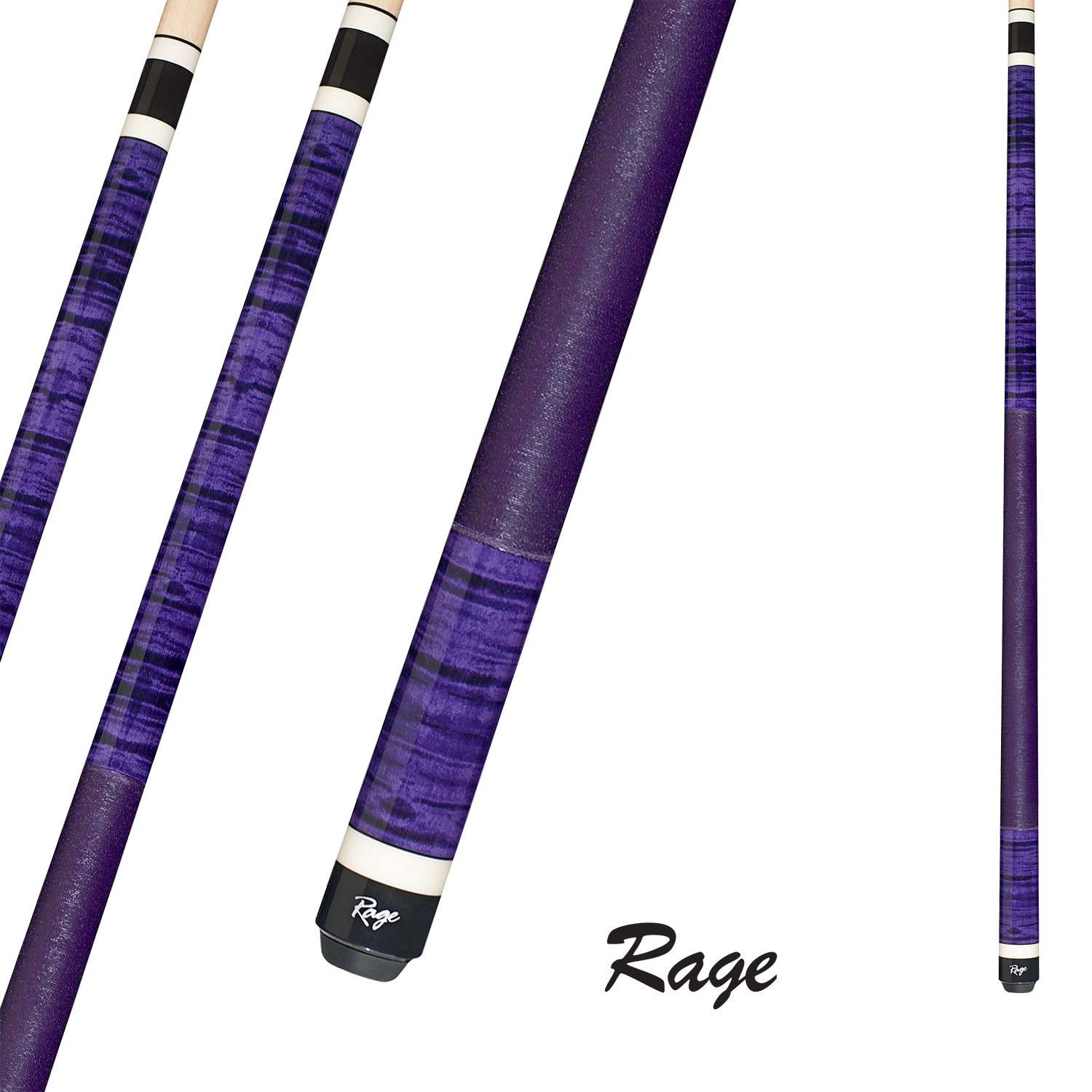 BAGUETTE DE BILLARD RAGE PURPLE REIGN 19OZ 13MM AVEC WRAP