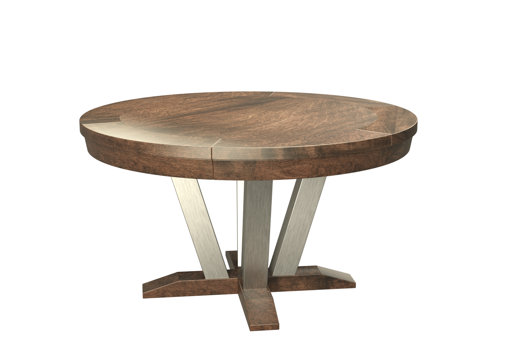 TABLE DE JEUX RONDE RIVER STAINLESS