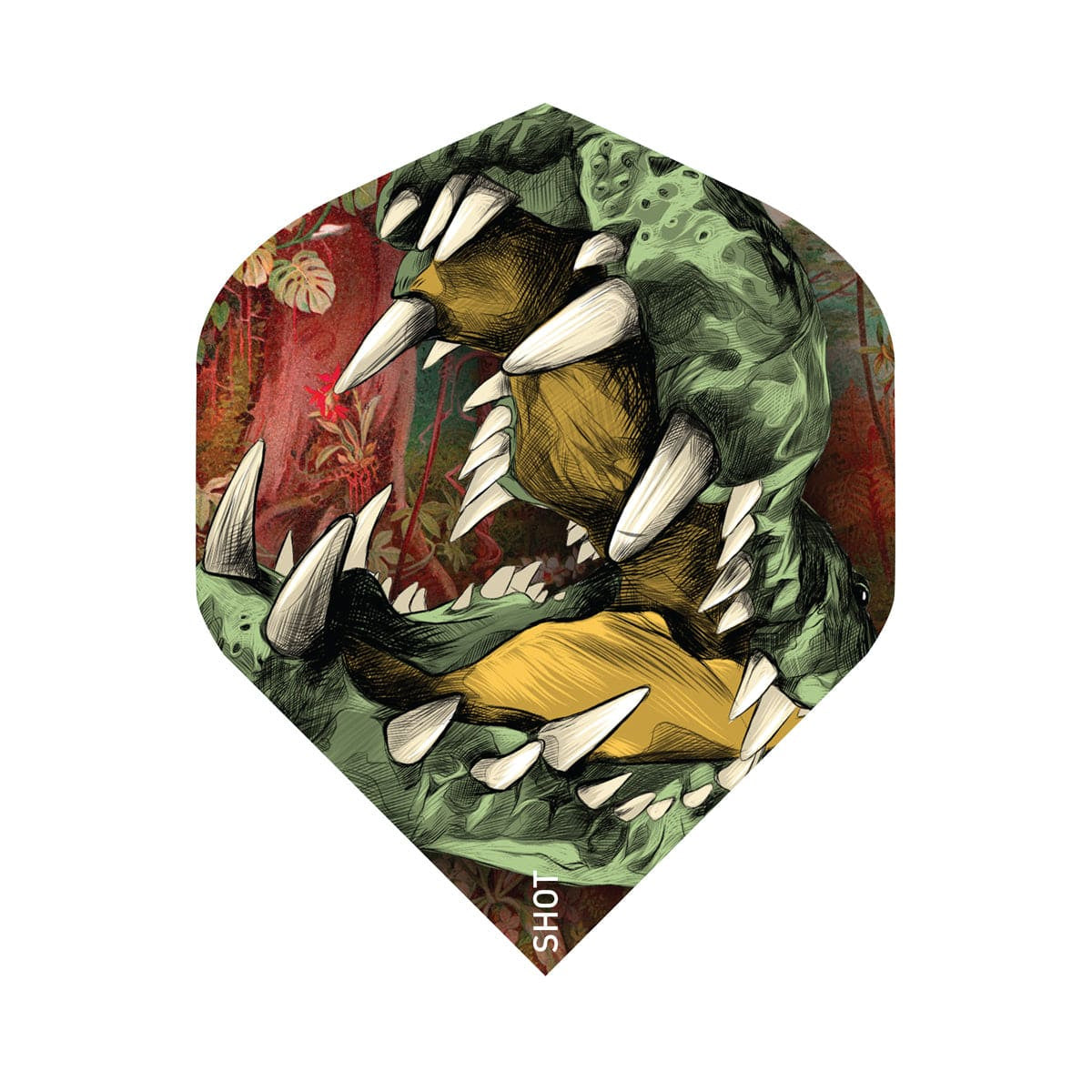 SHOT AMERICANA CHOMP - ENSEMBLE DE PLUMES DE DARD STANDARD