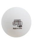 1 STAR MASTER SPEED PING PONG BALLS BOX OF 100 WHITE BALLS