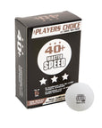 3-STAR MASTER SPEED BALLS IN 6 BLISTER BOX, WHITE BALLS