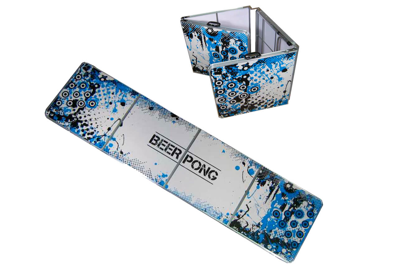 8' JETT BEER PONG TABLE PORTABLE WITH CASE
