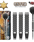 AMERICANA GATOR STEEL TIP DART SET-90% TUNGSTEN BARRELS