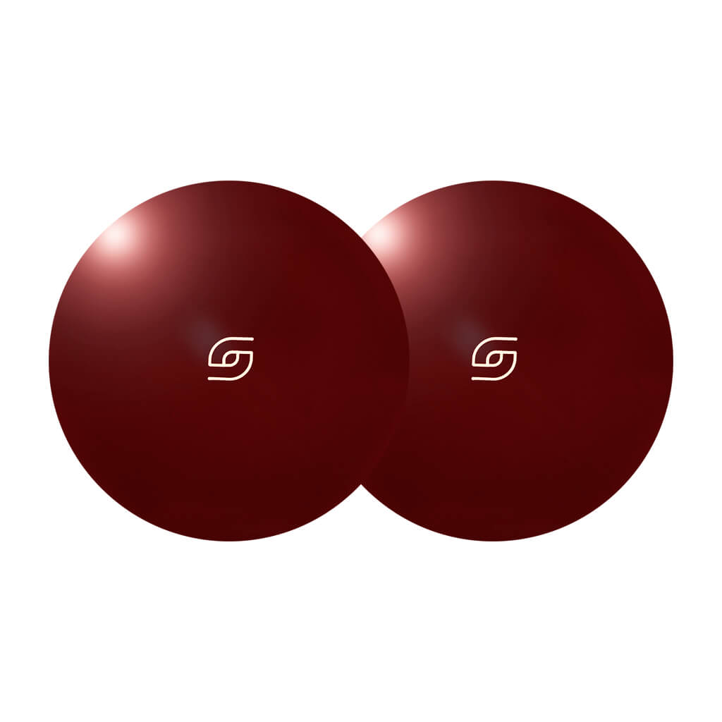 ARAMITH SMALL PHENOLIC BOWLING BALLS - BURGUNDY