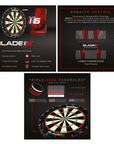 BLADE 6 TRIPLE CORE DARTBOARD WINMAU