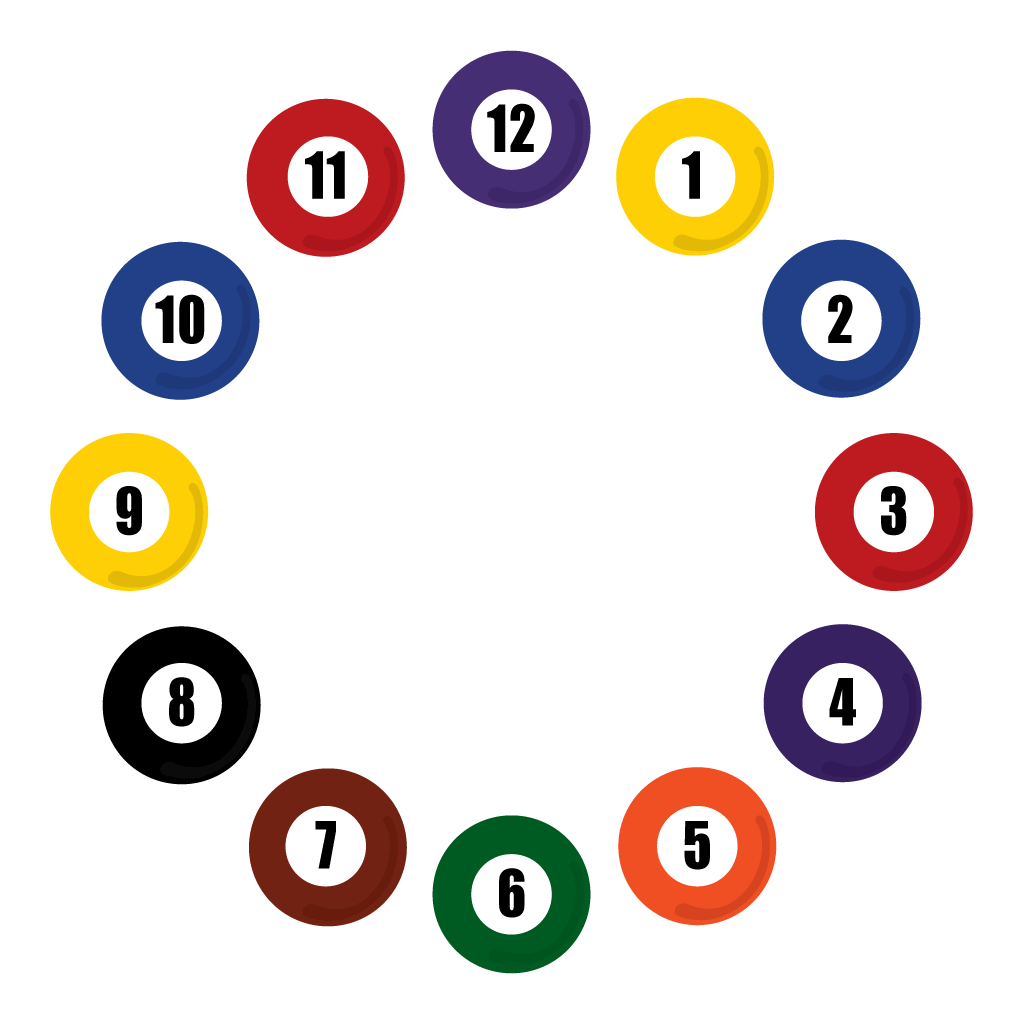 CLOCK HALF-BALLS 1 1/2" (