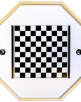CROKINOLE GAME AND CHECKERBOARD 2 IN 1