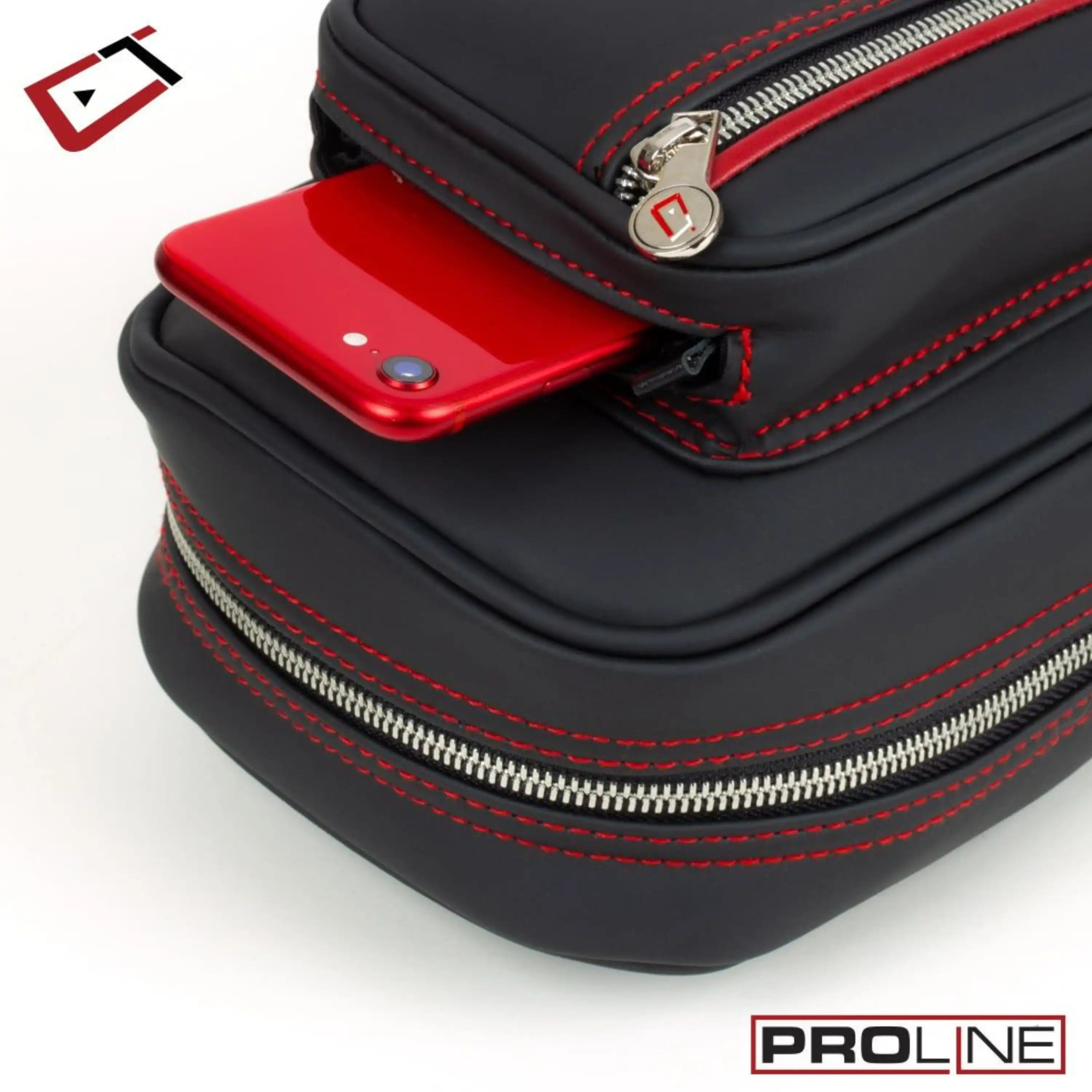 ÉTUI SOUPLE CUETEC POUR BAGUETTES DE BILLARD PRO LINE 4X8 - NOIR