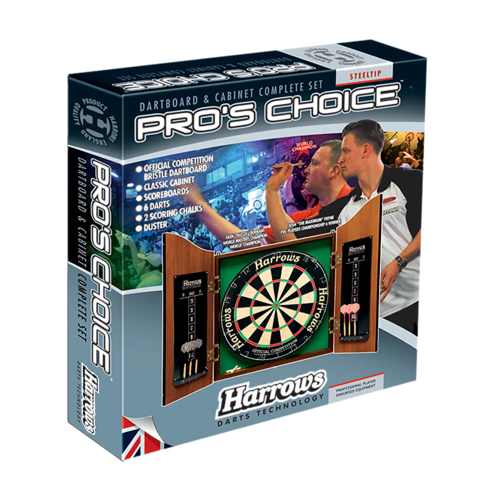 HARROWS PRO&#39;S CHOICE DARTBOARD SET