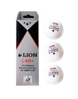 LION BALLS 3 STAR WHITE 40MM