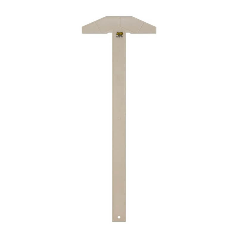 PLASTIC MEASURING T-SQUARE FOR SHUFFLEBOARD