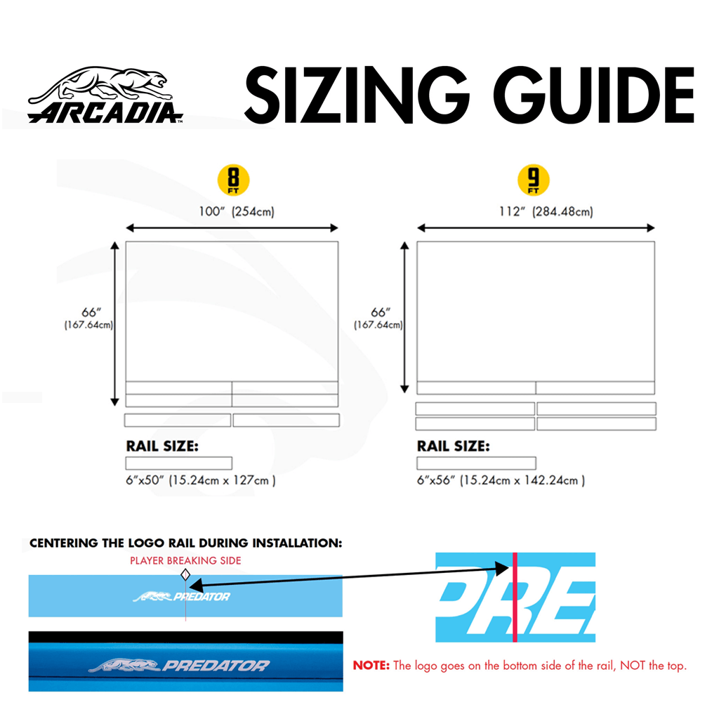 PREDATOR ARCADIA RESERVE BILLIARD CLOTH