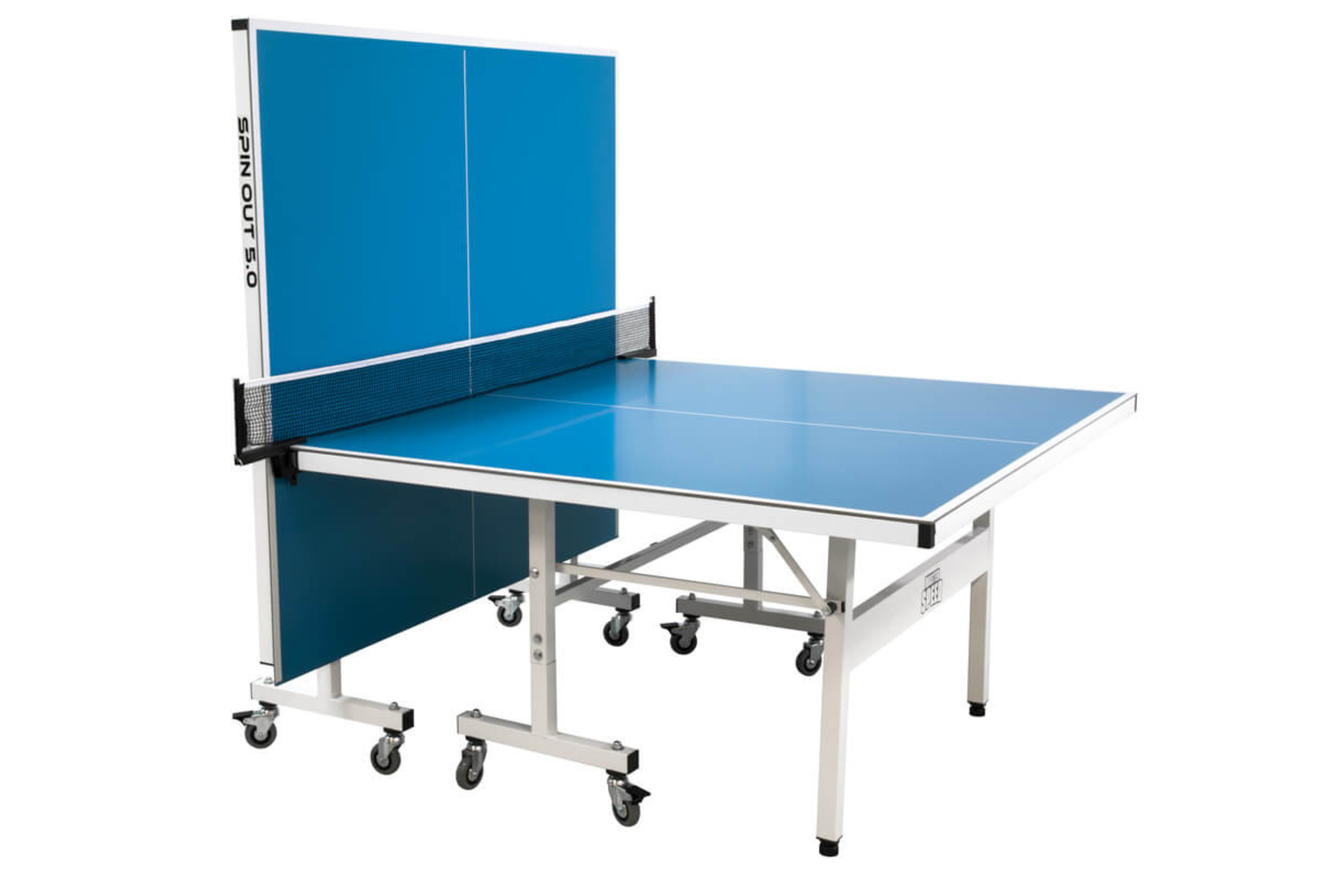 TABLE DE PING PONG MASTER SPEED DESSUS BLEUE "SPIN OUT" 6 MM ACP
