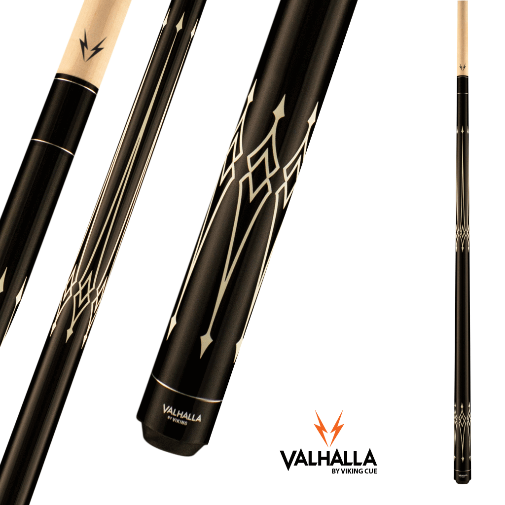VIKING VALHALLA VA222 BLACKWHITE PATTERN CUE 13MM 19OZ