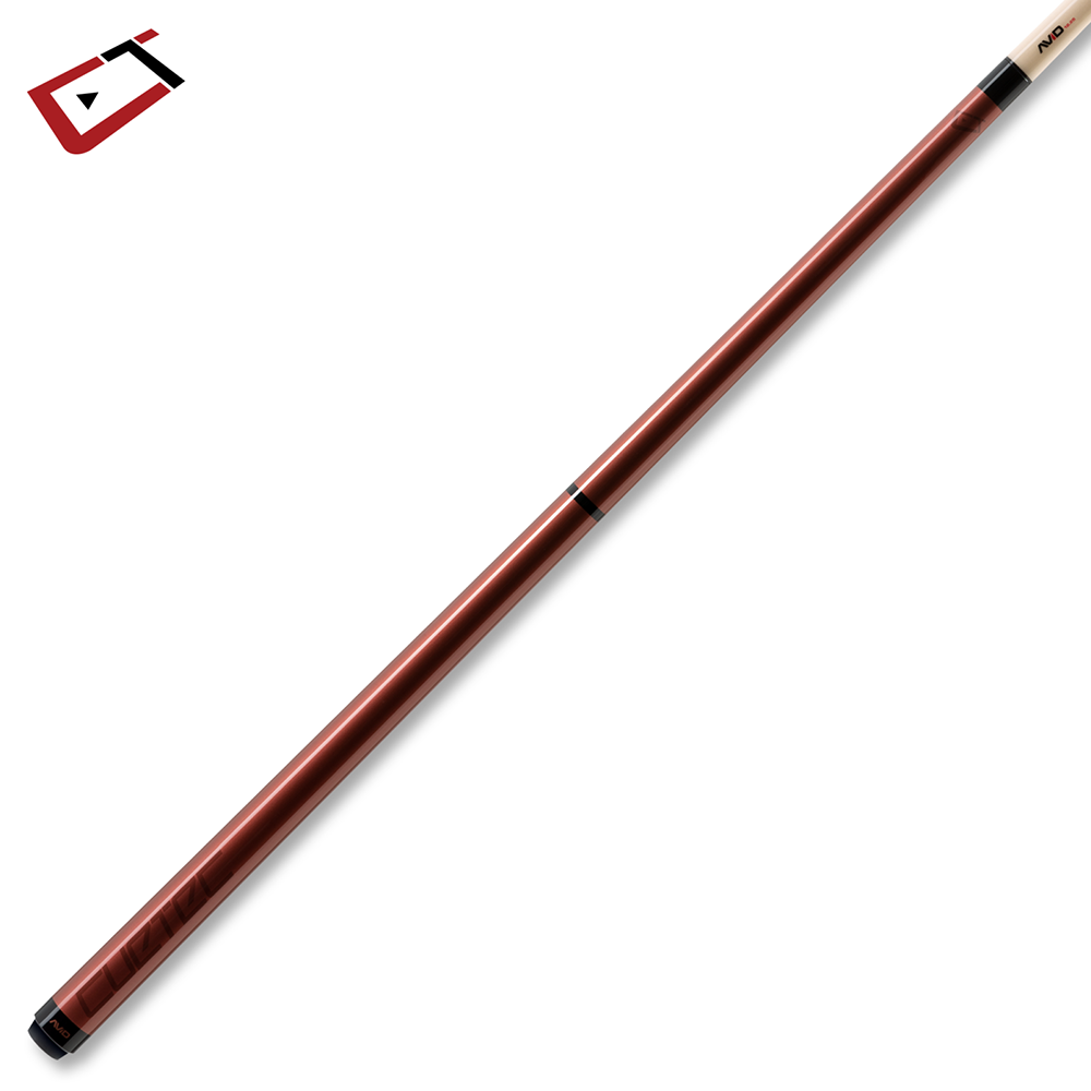 AVID CHROMA BORDEAUX POOL CUE NO WRAP 12.25MM 19OZ