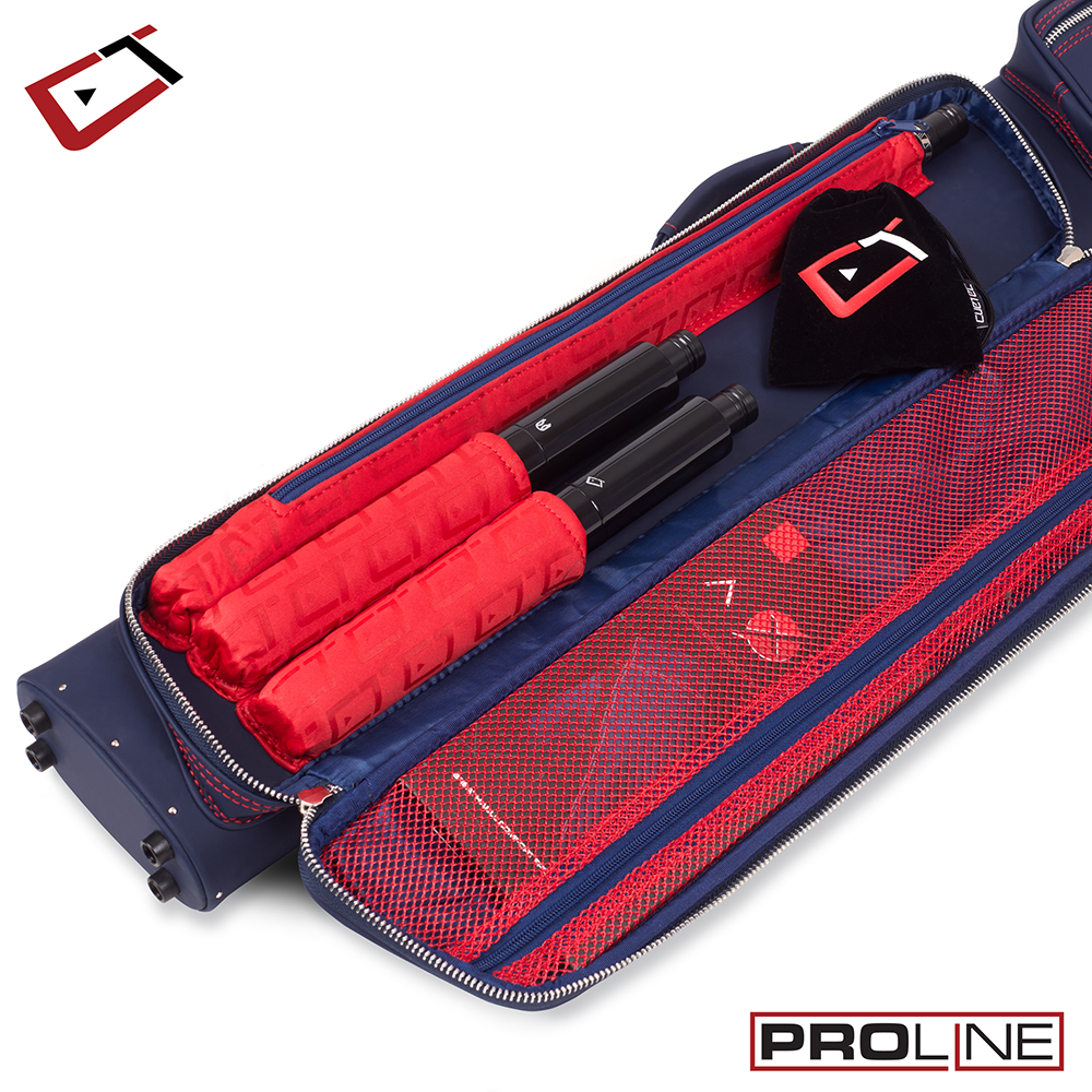 CUETEC PRO LINE 2X4 HARD CUE CASE -NAVY