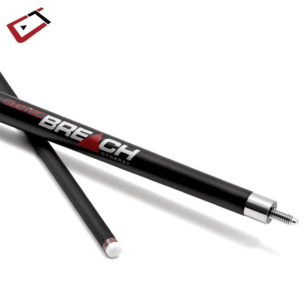 CUETEC CYNERGY BREACK BREAK CUE BLACK NO WRAP 12.75MM 19OZ