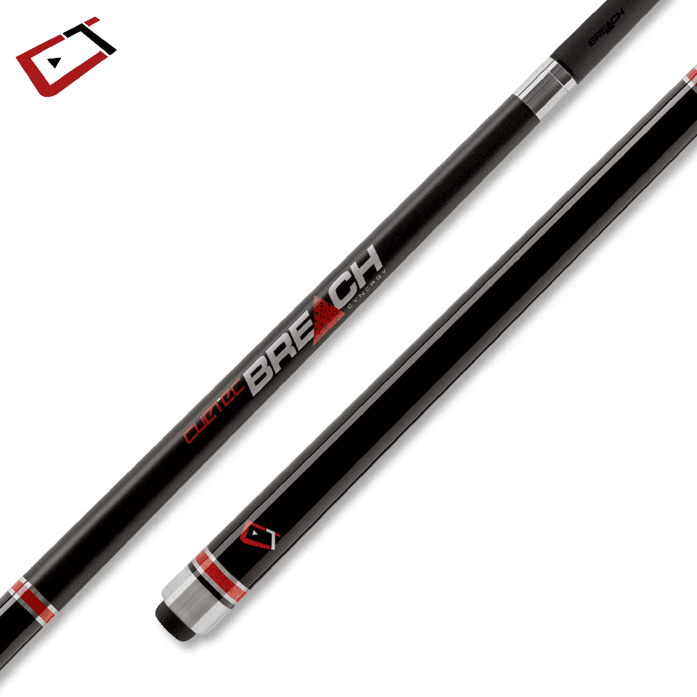 CUETEC CYNERGY BREACK BREAK CUE BLACK NO WRAP 12.75MM 19OZ