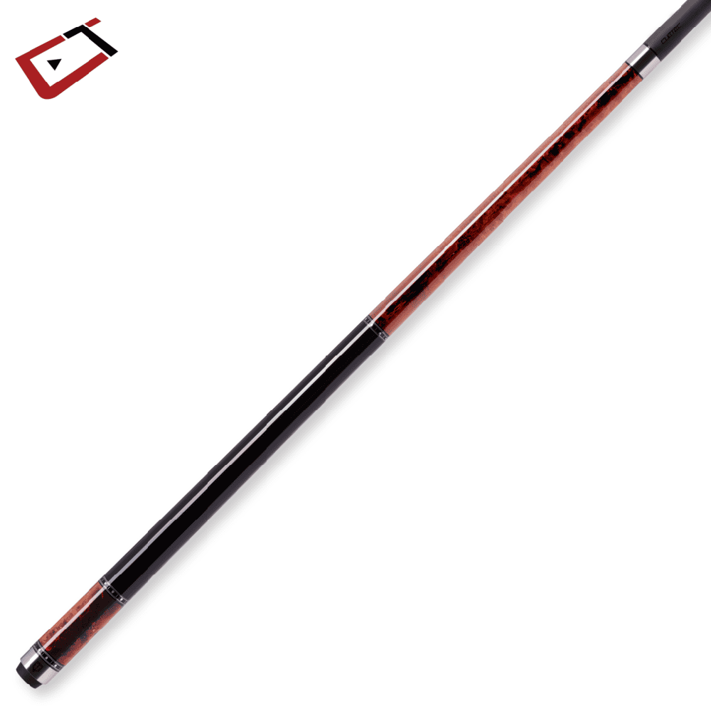 CUETEC CYNERGY TRUEWOOD MAPPA BURL II RED/BLACK NO WRAP 12.5MM 19OZ