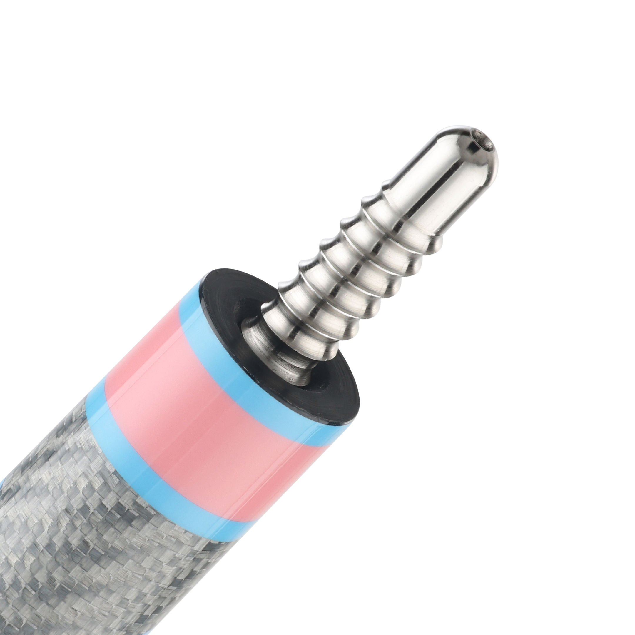 BAGUETTE DE BILLARD POISON CANDY SUGAR AVEC FLÈCHE EN FIBRE DE CARBONE - ROSE/BLEU PÂLE - SANS WRAP 12.4MM 19OZ
