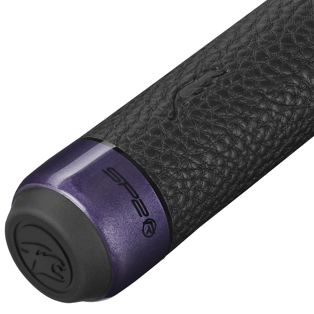 PREDATOR BUTT SP2 METALLIC PURPLE/BLACK 1 UNI-LOC QUICK RELEASE LEATHER LUXE WRAP (SHAFT NON INCLUDED) - LIMITED EDITION