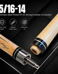 BAGUETTE DE BILLARD BALABUSHKA GB23 BLANC/BOIS - LIN GRIP VERT 13MM 19OZ