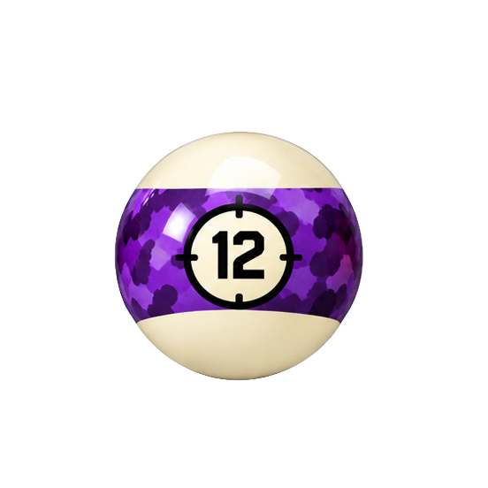 BILLES DE BILLARD INDIVIDUELLES ARAMITH CAMOUFLAGE - 57,2 MM (2 1/4 PO)