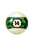 BILLES DE BILLARD INDIVIDUELLES ARAMITH CAMOUFLAGE - 57,2 MM (2 1/4 PO)