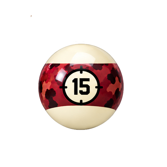 BILLES DE BILLARD INDIVIDUELLES ARAMITH CAMOUFLAGE - 57,2 MM (2 1/4 PO)