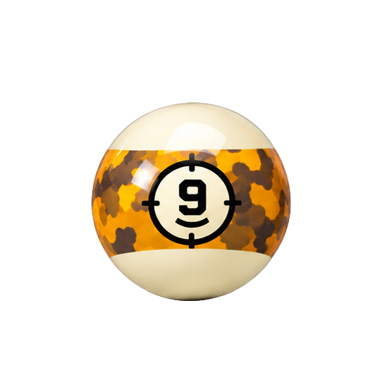 BILLES DE BILLARD INDIVIDUELLES ARAMITH CAMOUFLAGE - 57,2 MM (2 1/4 PO)