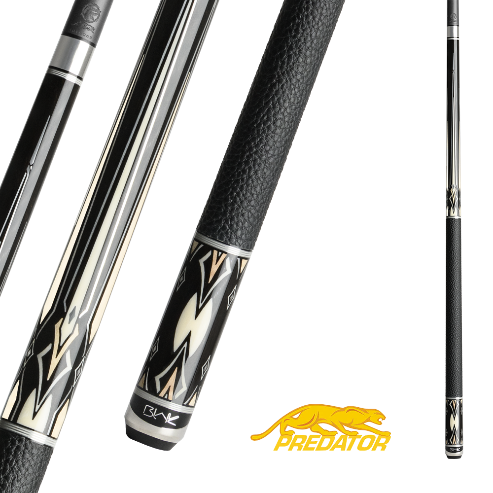 MANCHE PREDATOR BLAK 2 NOIR ÉBÈNE AVEC MOTIFS UNI-LOC GRIP EN CUIR DE LUXE (FLÈCHE NON-INCLUSE)