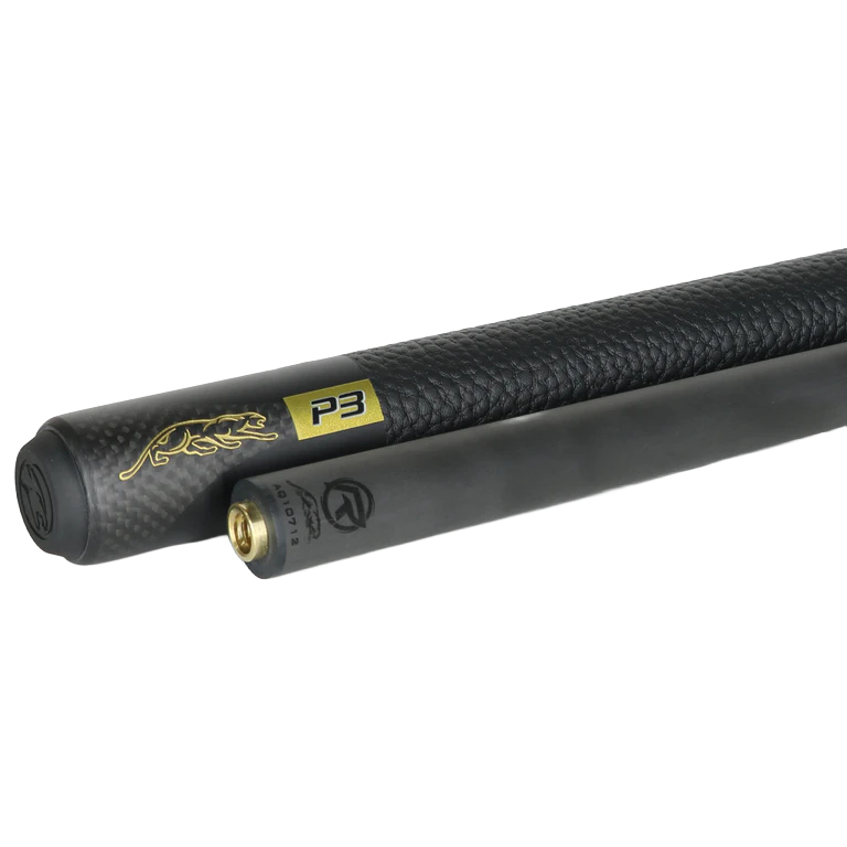 PREDATOR POOL CUE P3 LEATHER LUXE WRAP BLACK AND GOLD - LIMITED EDITION