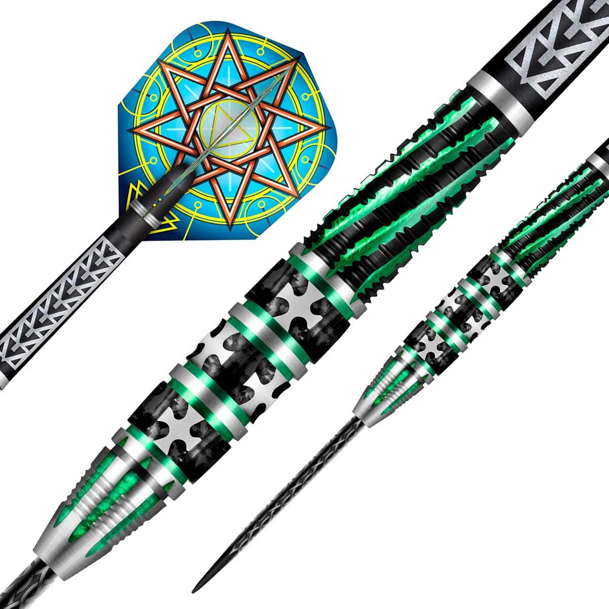 SHOT CELT DRUID SOFT TIP DARTS 90% TUNGSTEN 18GM