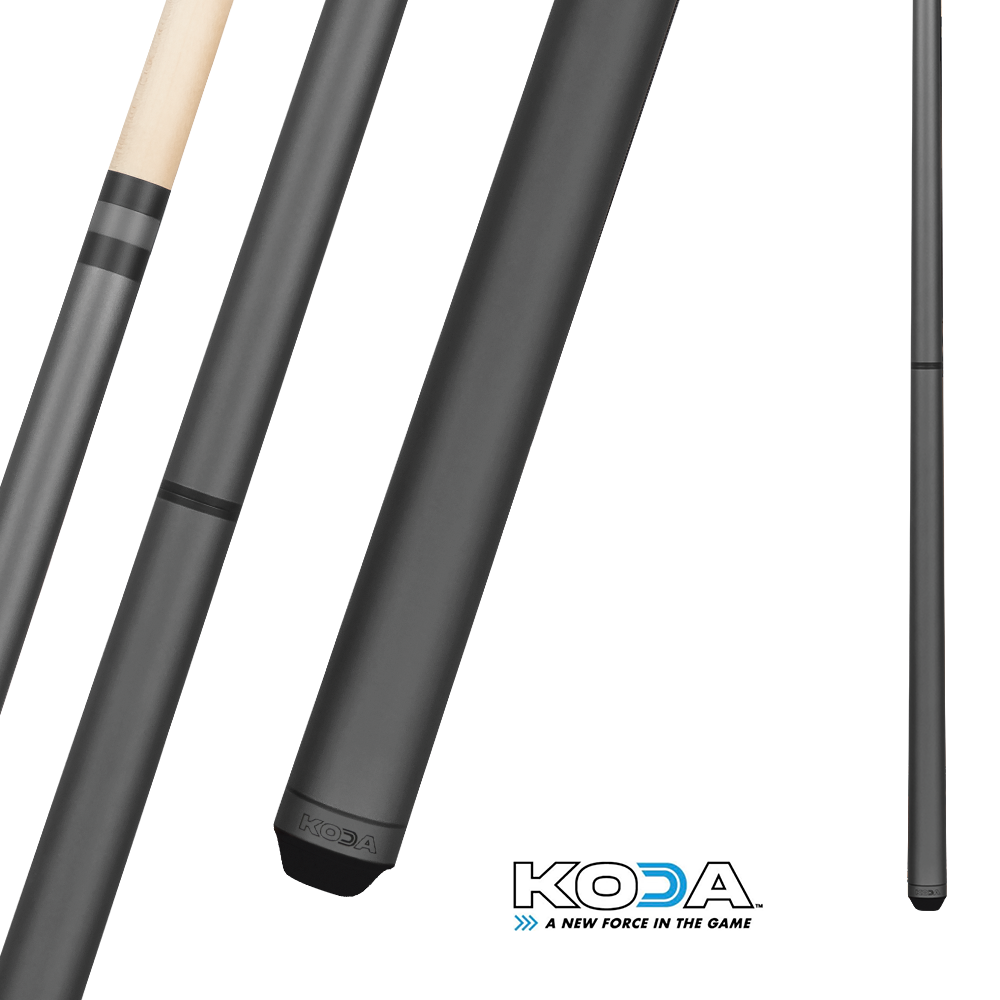 KODA SPORTS BREAK JUMP POOL CUE KDHJGM GREY NO WRAP 12MM 19OZ