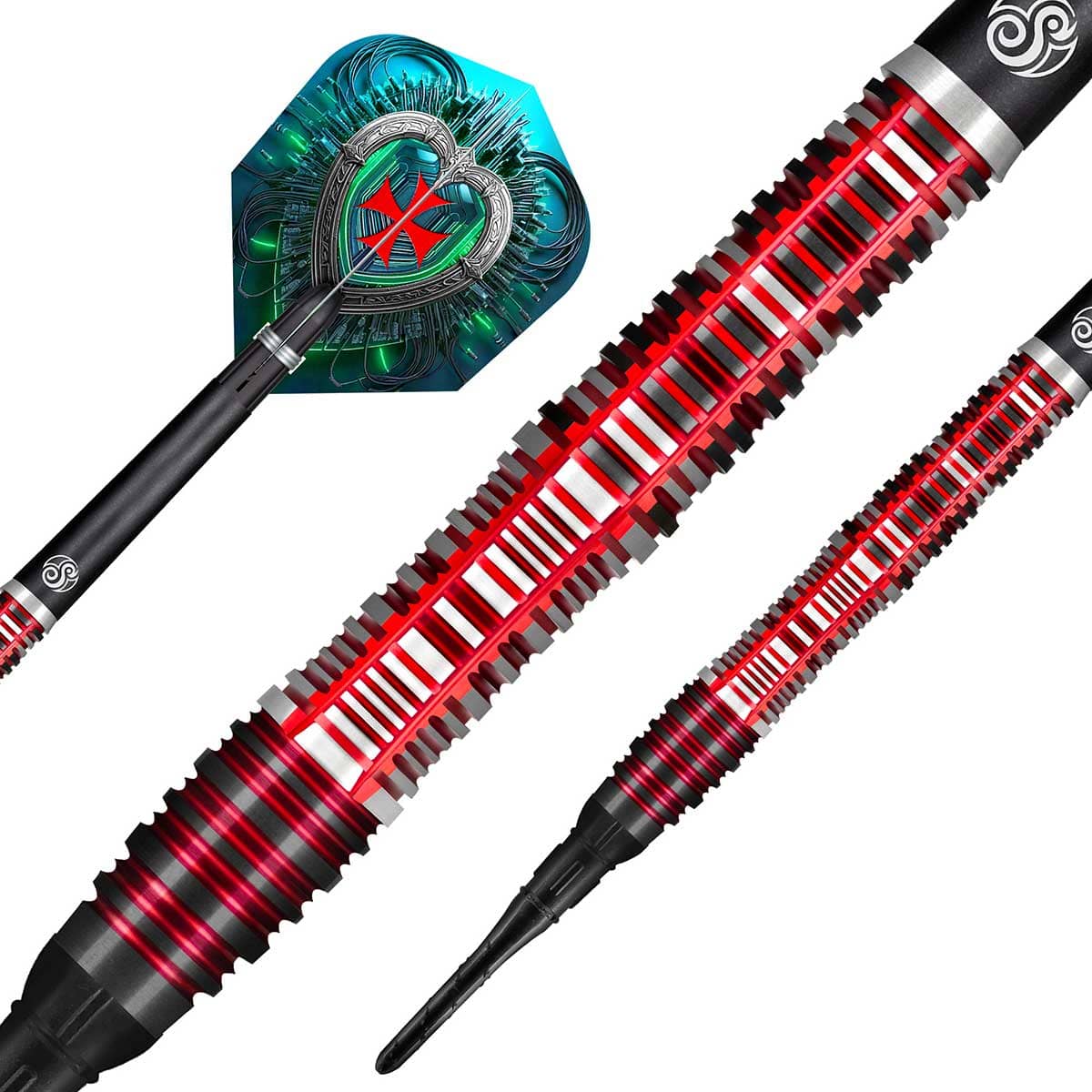 FLÉCHETTES SHOT FUTURE KNIGHTS DREADHEART POINTE SOUPLE - BARREAUX EN TUNGSTÈNE À 90%