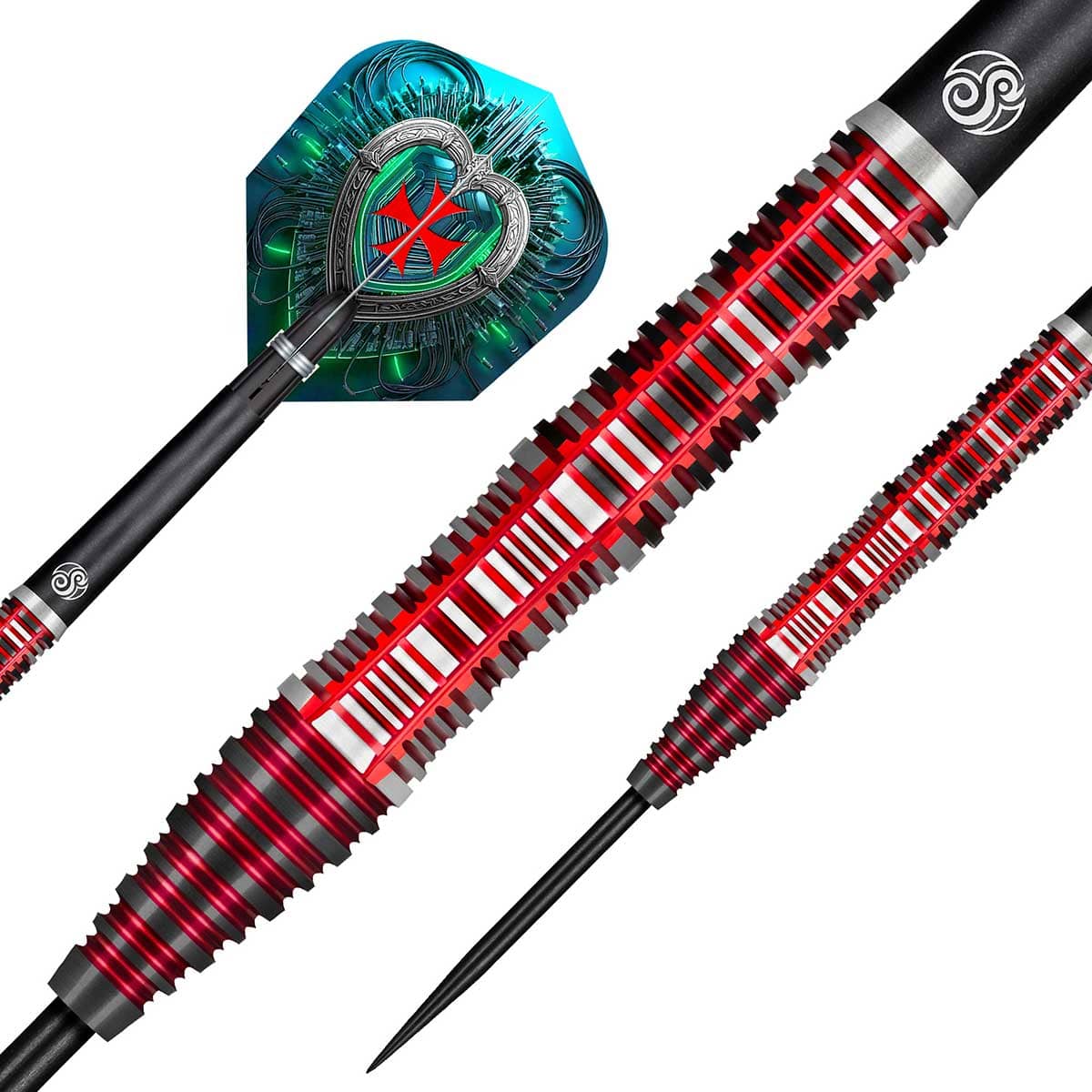FLÉCHETTES SHOT FUTURE KNIGHTS DREADHEART POINTE D'ACIER - BARREAUX EN TUNGSTÈNE À 90%
