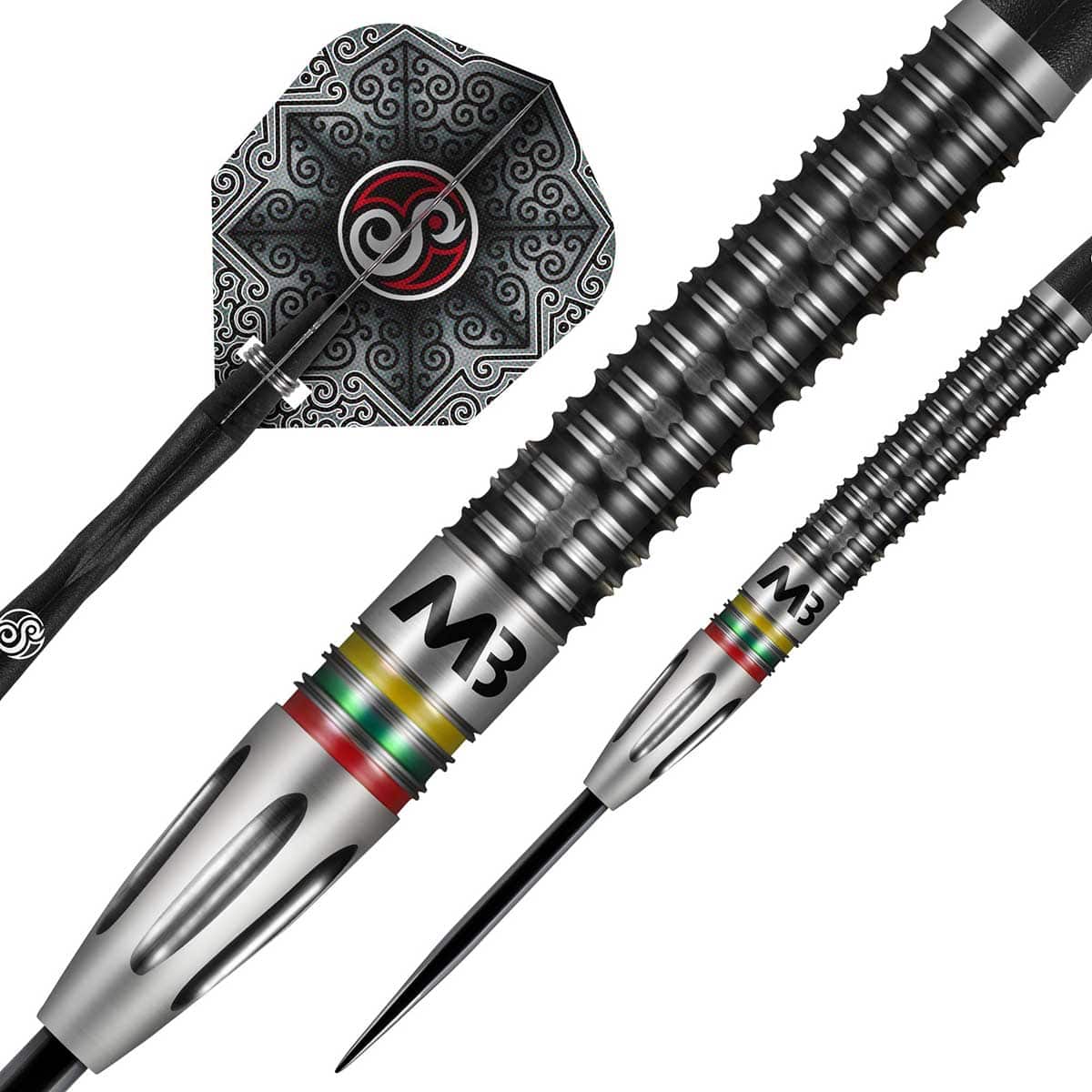 FLÉCHETTES SHOT PRO SERIES - MINDAUGAS BARAUSKAS POINTE D'ACIER - BARREAUX EN TUNGSTÈNE À 90%