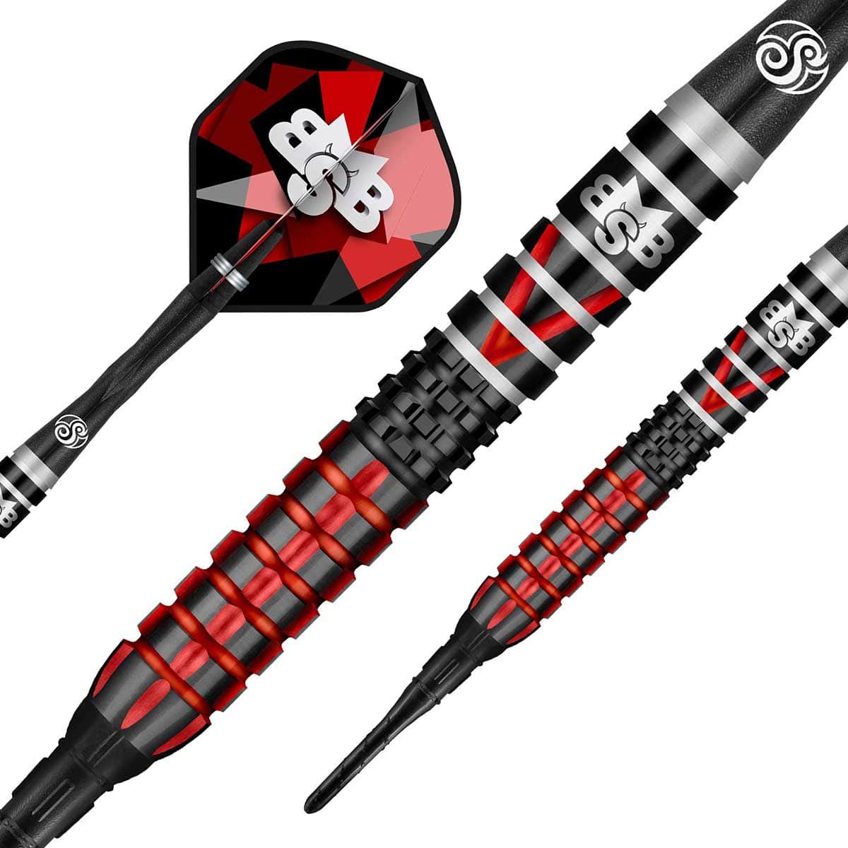 SHOT MICHAEL SMITH DEFIANT SOFT TIP DART SET - 90% TUNGSTEN BARRELS