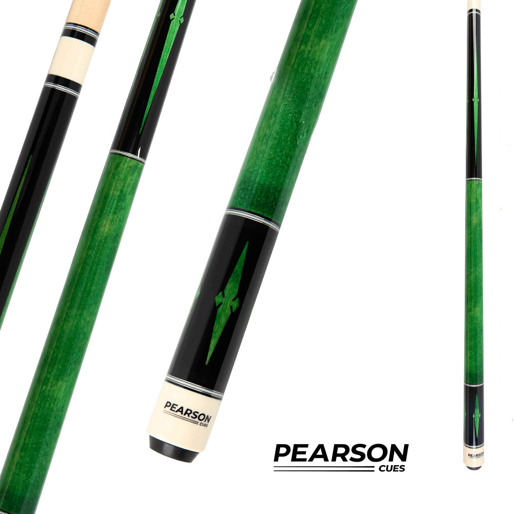 BAGUETTE DE BILLARD PEARSON PLAYERS SERIES PP-GREEN - FLÈCHE CARBONE SANS GRIP 12.5MM