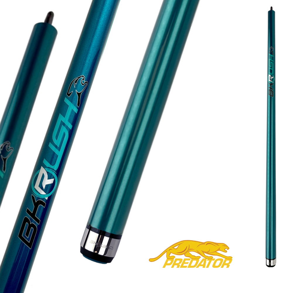 PREDATOR BK RUSH COLOR OF THE YEAR TEAL CUE BUTT NO WRAP - LIMITED EDITION