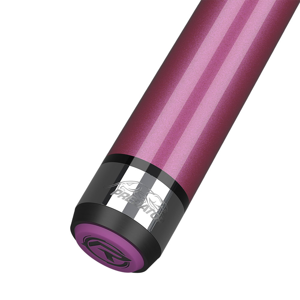 BAGUETTE DE BILLARD PREDATOR BK RUSH ROSE/ARGENT UNI-LOC QUICK RELEASE SANS GRIP 18.5OZ - ÉDITION LIMITÉE