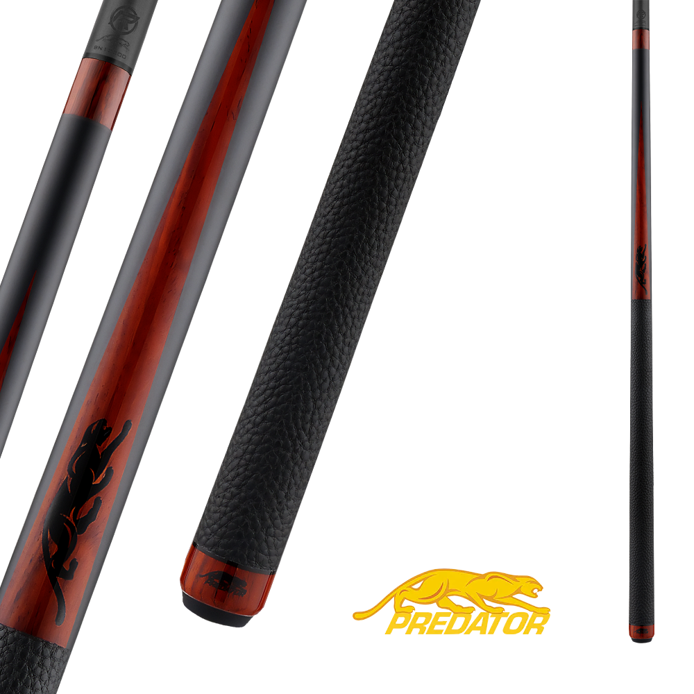 PREDATOR BUTT SP2 COCOBOLO-1 - BLACK/COCOBOLO UNI-LOC LEATHER WRAP (SHAFT NOT INCLUDED) - LIMITED EDITION