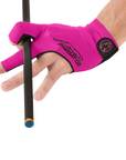 GANT DE BILLARD PREDATOR SECOND SKIN PREMIUM SANS CONCEPTION FERMÉE ROSE/NOIR - MAIN GAUCHE SEULEMENT
