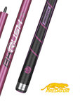 BAGUETTE DE BILLARD PREDATOR BK RUSH ROSE/ARGENT UNI-LOC QUICK RELEASE AVEC GRIP DE SPORT 18.5OZ - ÉDITION LIMITÉE
